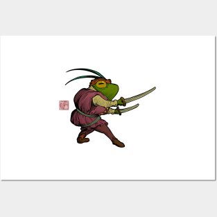 Master Duelist Frog Warrior Posters and Art